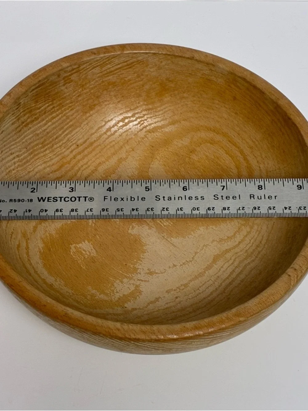 Vintage Wooden Serving Bowl